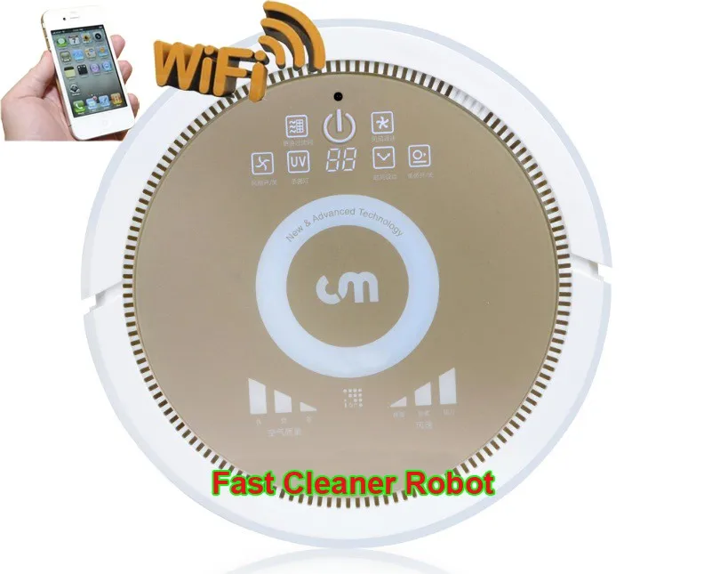 Смартфон, Wi-Fi приложение, управляемый воздухоочиститель, робот-пылесос, пылесос для влажной и сухой воды, работает, литиевая батарея 3350 мАч