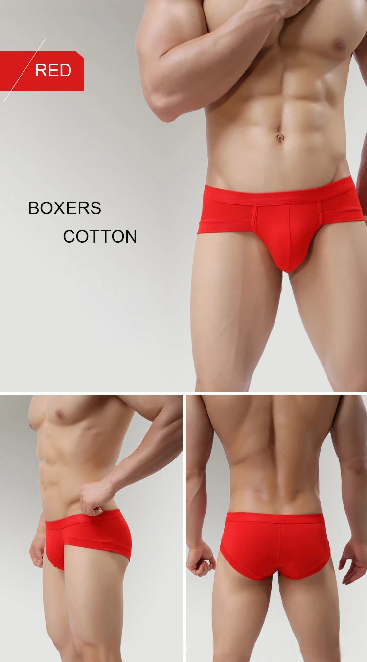 Sexy Underwear Funny Boxer Shorts For Men Cute Mens Boxer Cotton Cueca Calvn Boxers Hombre Underpants Trunks Pouch Underwear02