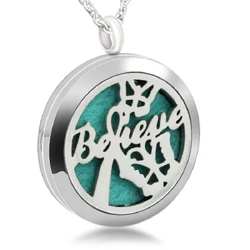 

5PCS Butterfly Magnetic Perfume Lockets 30mm Aromatherapy Locket Pendant Essential Oil Diffuser Locket Necklace Jewelry