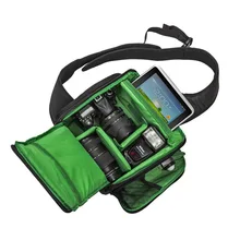 DSLR Cámara Sling Bag Mochila Bolsa de Bolsas de Cámara de Fotos fotografía de la cámara de vídeo para canon nikon pentax sony leica LMPJ