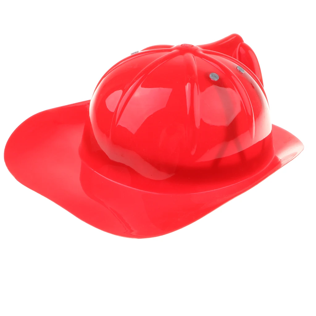 Firefighter Helmet, Safety Hat for Fancy Dress Firemen Costume Children Boy Role Playing Pretend Play Toy Educational