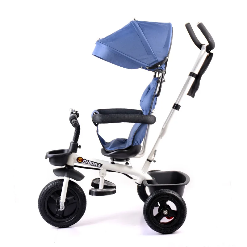 Детский трехколесный велосипед легкая детская легкая коляска детская коляска трехколесный легкий Babby автомобильное вращающееся сиденье