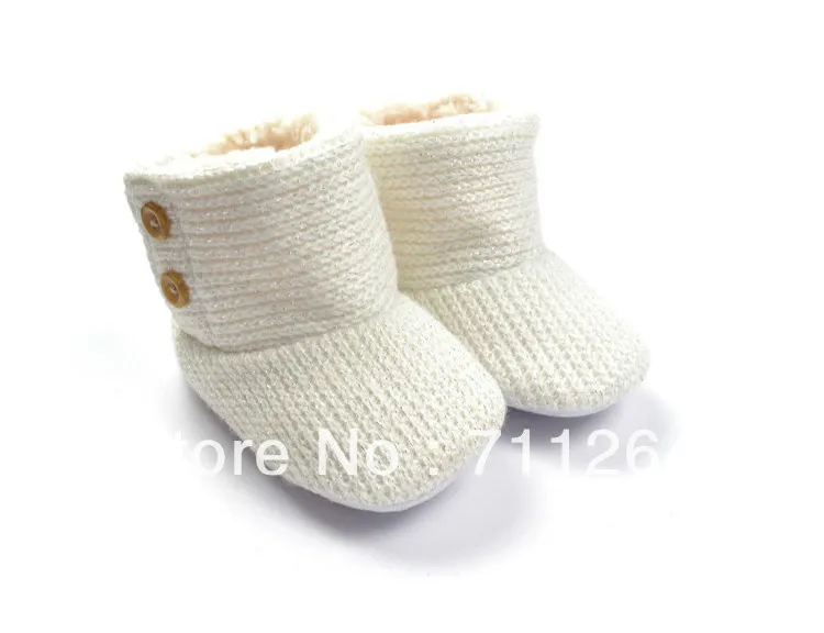 New Cream Infant Toddler Baby Girl Crib Shoes boots walking Sneaker for S(0 6Month), M(6 12Month