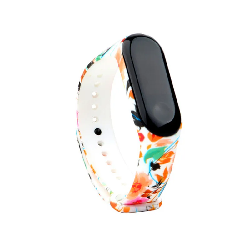 New Colorful silicone band For Xiaomi mi band 3 strap Replacement bracelet band mi band 3 Strap men/women watches Accessories - Цвет ремешка: 011