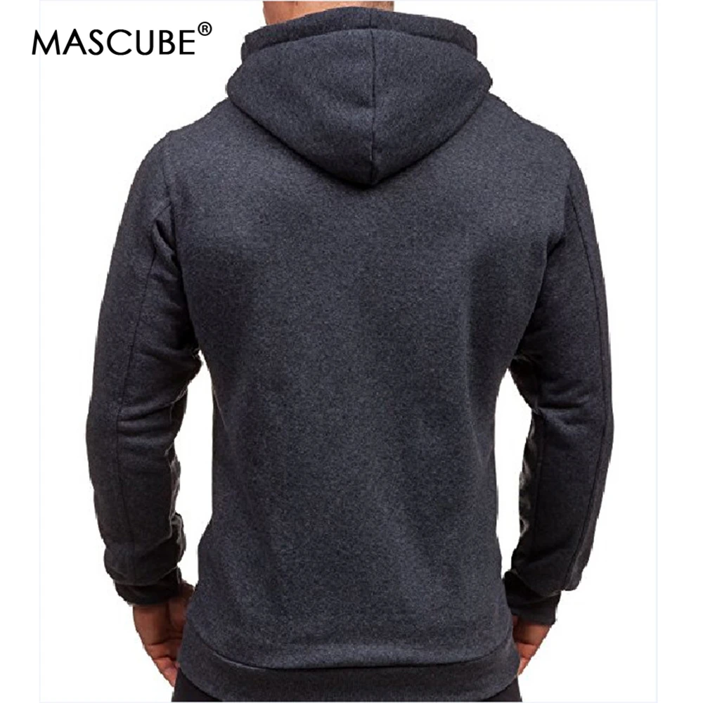 90% OFF MASCUBE 2019 Men Sets Autumn Cardigan Fleece Hoodies Long Sleeve Zipper Men's Hooded Sweatshirt Plus Size Coat Plus Size