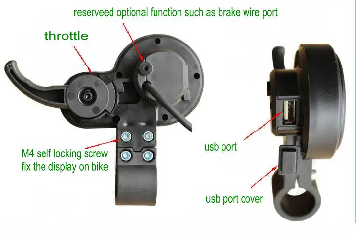 round display  with usb