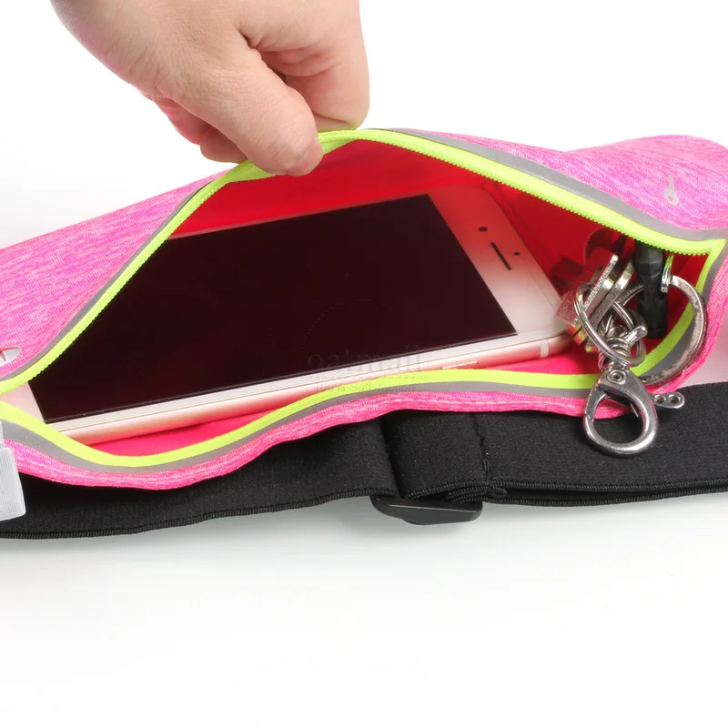 Men Women Waist Belts Pouch Packs Phone Bags Sport Running Case Carrying Cover Night vision For iPhone Huawei Xiaomi MI MAX 2 3