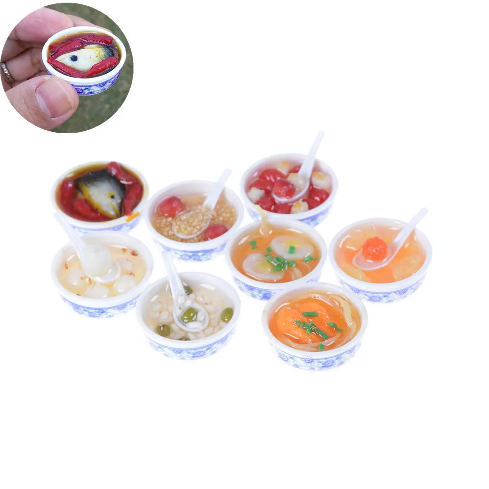 

kidsChinese Early Education Food Toys Dollhouse Miniature Play Food Toy Doll Food Miniatura Kitchen Accessories