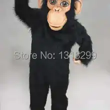 Талисман шимпанзе Горилла талисмана нарядное платье Пользовательские праздничный карнавальный костюм mascotte тема карнавальных костюмов наборы костюмов
