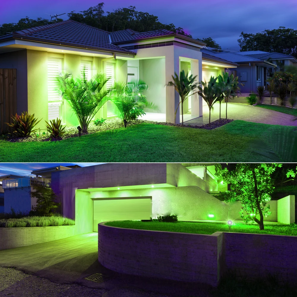 2 Вт солнечная панель, 2 лампы, разделенный выдвижной наружный зеленый Точечный светильник, ip65 класс, садовый пейзаж, водонепроницаемый солнечный светильник