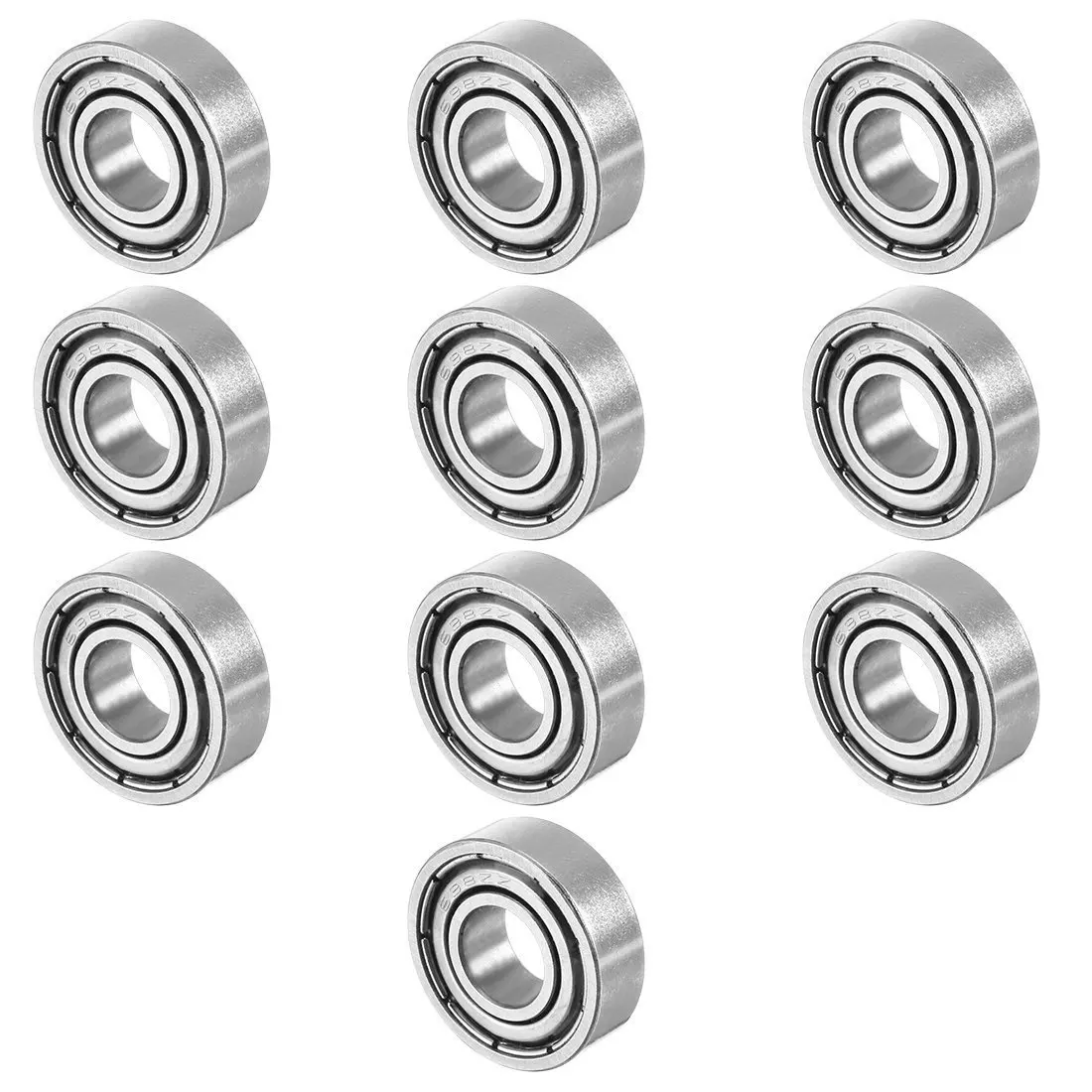 

10pcs 698ZZ 8mmx19mmx6mm Double Shielded Miniature Deep Groove Ball Bearing
