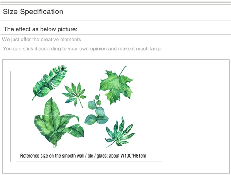 [SHIJUEHEZI] Дерево листья наклейки на стену DIY растительный лист настенные наклейки для дома гостиной спальни кухни украшения Muurstickers