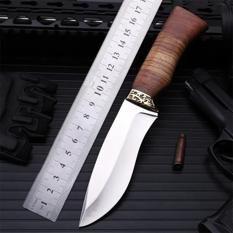 2020 New Hot Sale Outdoor Fixed Tactical Combat Military Knife High Quality Camping Survival Diving Hunting Knives EDC Tools