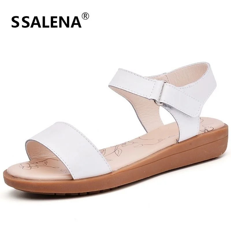 

Fashion Women Open Toe Sandals Female Casual Summer Platform Heel Sandals Ladies Hook Loop Foorwear Plus Size EU35-41 AA20598