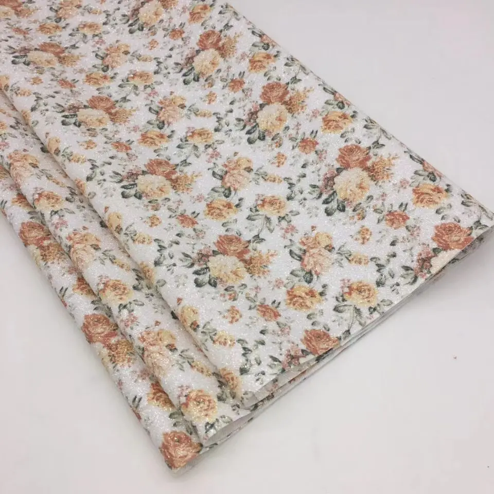 8 &quotx 11&quot(21 см x 29 см) оранжевый желтый цветок блестящий тканевый лист тонкая
