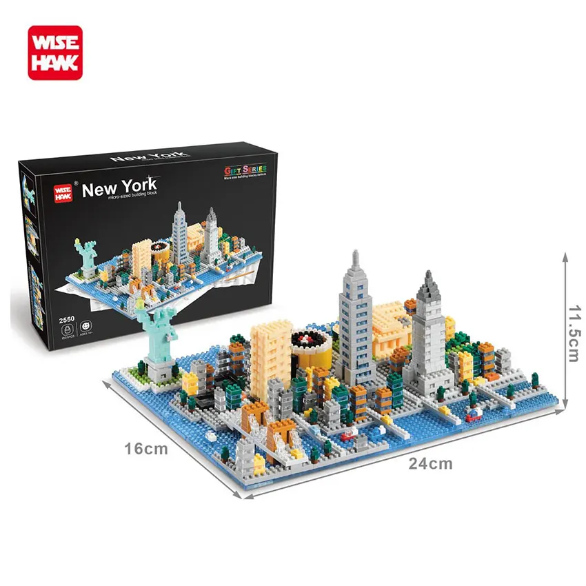

Wisehawk Building Blocks Model Building Kit City Architecture Titanic Statue Of Liberty Educational Toys For Children Nanoblocks
