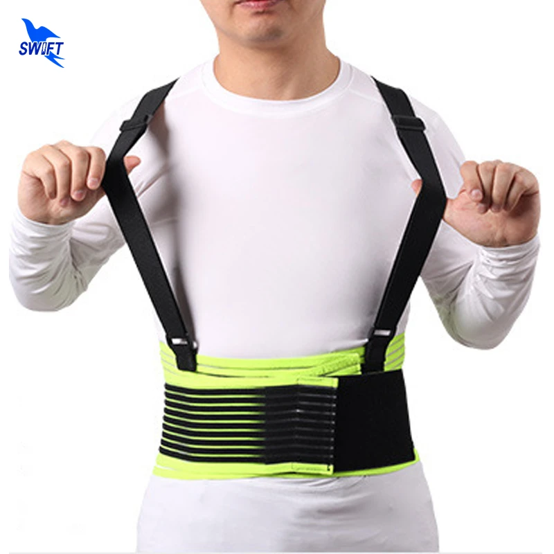 Elastic Steel Strip Fitness Waist Support Back Protector Belt