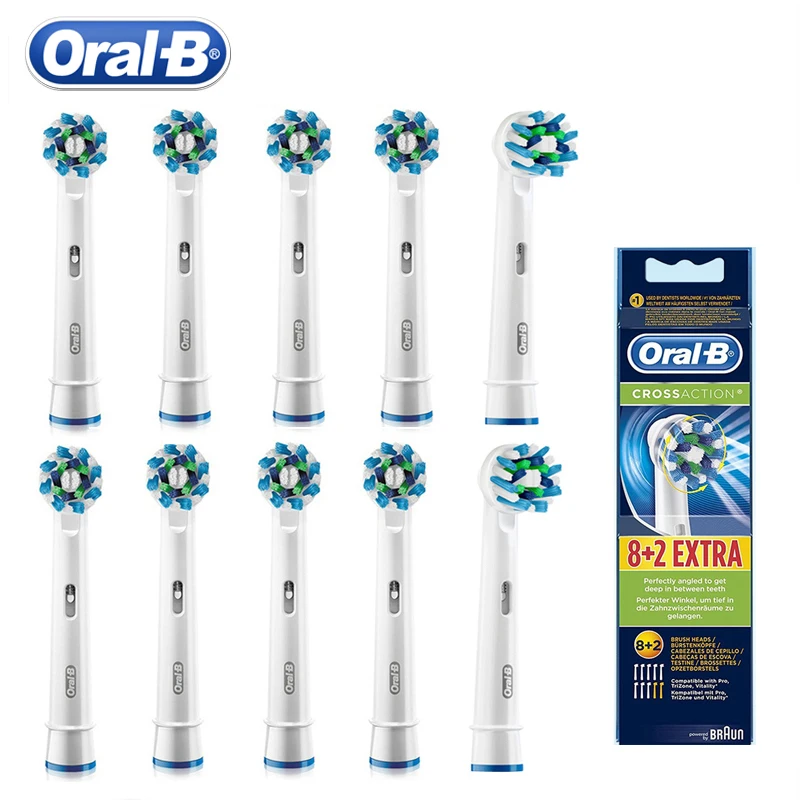 

Oral B Replacement Toothbrush Head For Oral B Electric Toothbrush Adult Oral B Soft Bristle Brush Head Cross Action Deep Clean