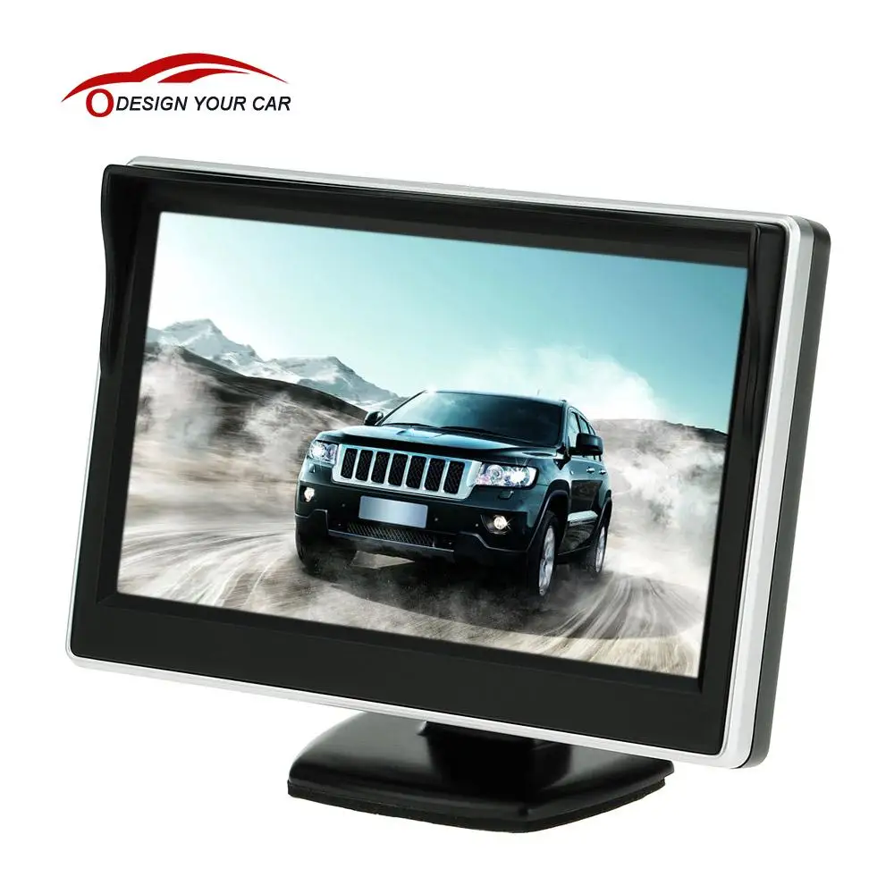 5" TFT LCD Car Monitor Auto TV Car rear view camera with mirror monitor