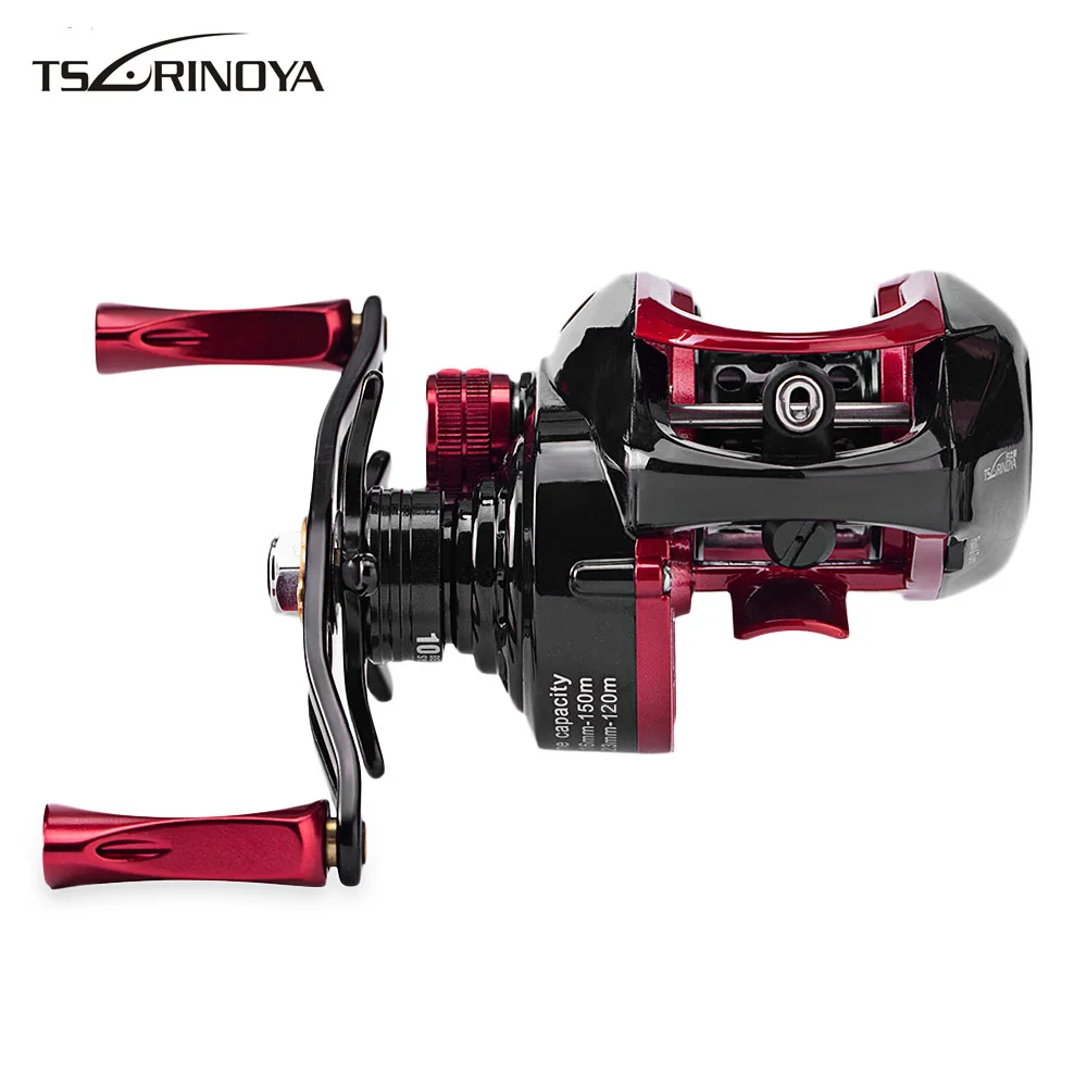 

Tsurinoya XF - 150 Metal Fishing Reel 6.6:1 Left Right Hand Deep Spool Optional9 + 1BBWater Drop Wheel BaitCasting Fishing Reel