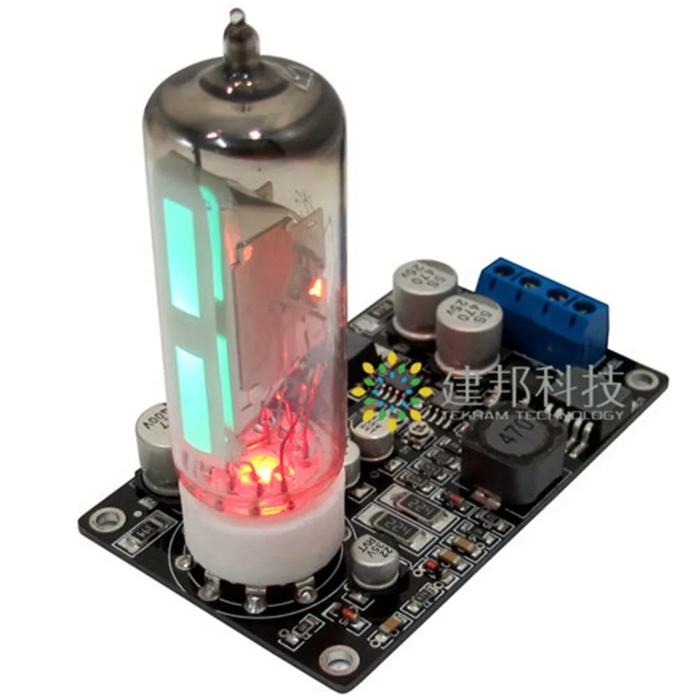 

6E2 Tube Cat Eye Driver board Amplifier Power Amplifier Preamp DAC Audio LED Level Meter VU Indicator Harmonic Tube