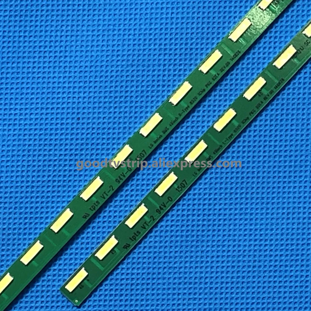 tipo para lg Luz de Fundo l tipo para Nova 2 Pçs e lote 46led 537 Milímetros Tira Conduzida 49 Polegada Fhd r lg 49lf5400 G1gan01 0791a G1gan01 0792a Mak63267301 4 tira conduzida luz de fundo 49 Polegada