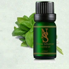 100% Pure Basil Essential Oil 10ml Natural Sterilization Health Monitors Massage Oil Aid Digestion Skin Care Oil akarz famous brand natural aromatherapy basil oil improve spirit stabilization effect firming oil balance basil essential oil