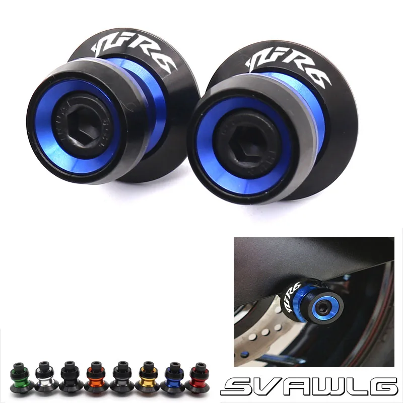 

Motorcycle accessories Swingarm Spools slider stand screws for yamaha YZF R6 1999 2000 2001 2002 2003 2004 2005 2007 -2016