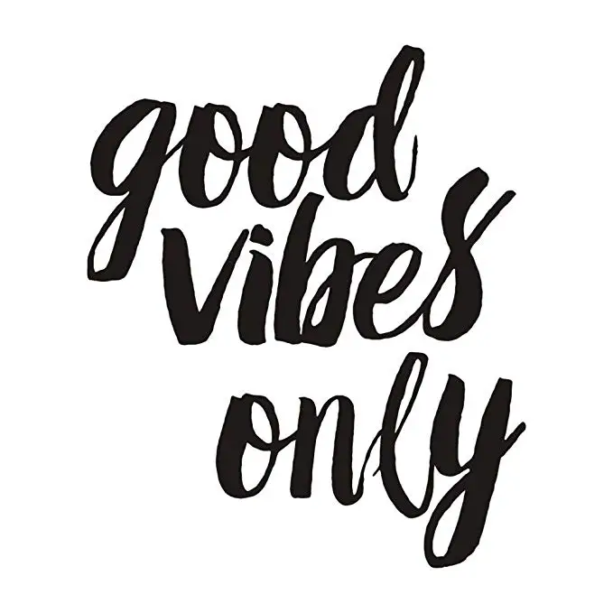 Виниловые для украшения стен GOOD VIBES|Наклейки на стену| |