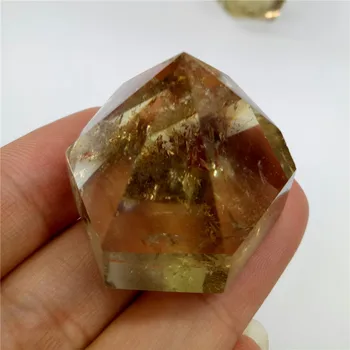 

30g reiki Natural citrine quartz crystal wand POINT yellow quartz point HEALING crystals for gift