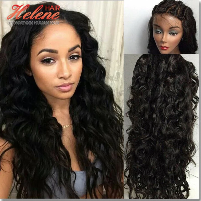 

Full Lace Human Hair Wigs For Black Women Brazilian Virgin Hair Wig Body Wave Lace Front Human Hair Wigs Glueless Full Lace Wig