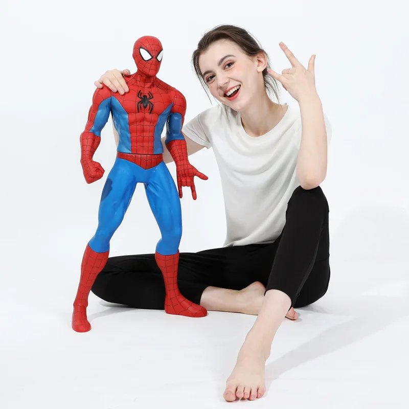

79CM Avengers Spider-man Dolls Western Animiation Large Model Toys Marvel Anime Figure Toys