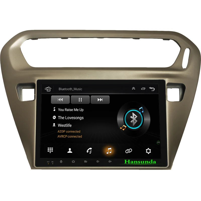 Clearance Quad Core 1024*600 Android 6.0 Car PC GPS Navigation Player Deckless Car Stereo for Peugeot 301 2014 Radio Bluetooth 3G 4G LTE 5