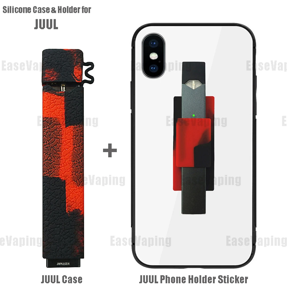 Post 1 силиконовый чехол + шт. держатель телефона для JUUL стручки электронная