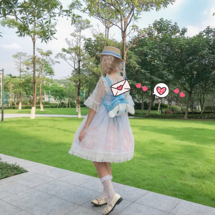 Cosplay&ware Kawaii Clothing Japanese Fashion Lolita Jsk Dress Women Summer Cute Bow Cat Strap Gothic Tea Party Sweet -Zentai shop online HTB1YqyHdRCw3KVjSZFlq6AJkFXaF.jpg