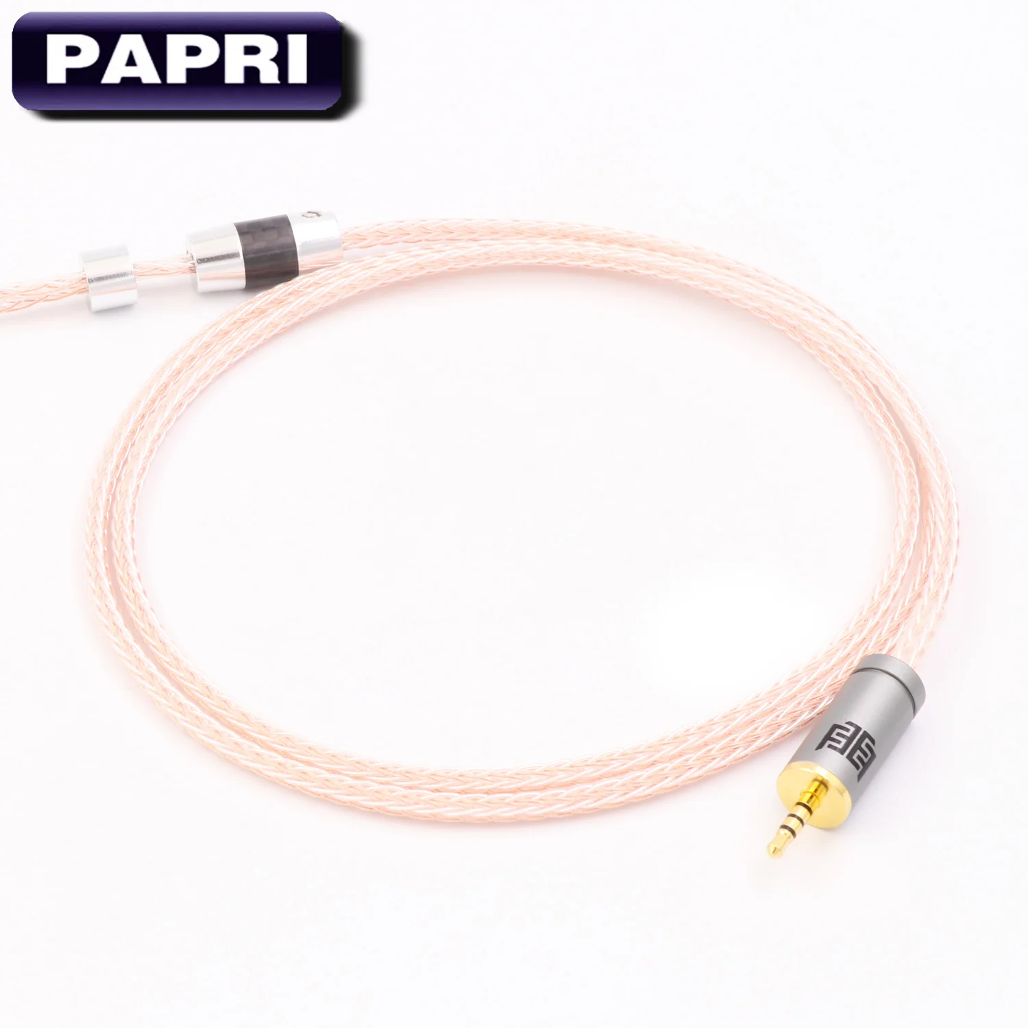 PAPRI 2 5 3 5mm 4 4mm PTFE 16 Core OCC Silver Plated Earphone Cable DIY For Most MMCX 0 78MM Headphone Wires