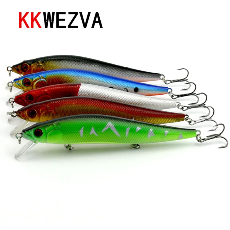 

KKWEZVA 1pc 14CM-23G Big Game fishing lures plastic hard bait fishing tackle pesca fish wobbler minnow artificial lure swimbait
