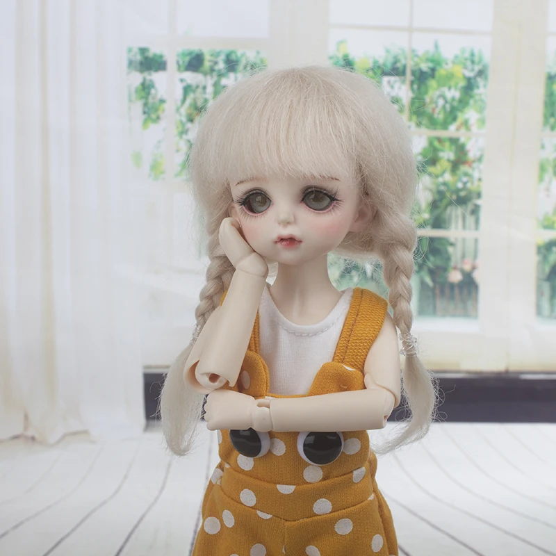 2019 Новое поступление 6 7 дюймов 1/6 Bjd SD парик для куклы модный стиль мохеровая