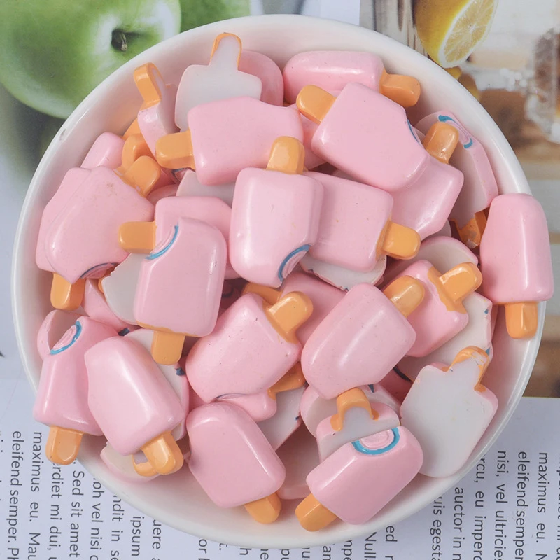 Mini Cute Simulated Mini Ice Cream Filler For Fluffy Mud Box Popular Toys Kids Slime Cake DIY Kit Accessories Clay DIY Craft Toy