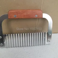 Оптом/в розницу, из нержавеющей стали, волнообразный нож для резки/гофрированный нож 18,5*11,8 см* 4,8 см