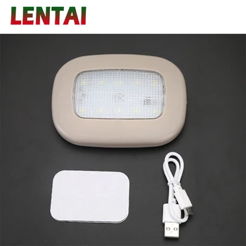 

LENTAI Car LED reading light Trunk ceiling lamp DIY with stickers For Abarth Fiat 500 BMW E60 E36 E34 Mercedes Benz W204 Volvo