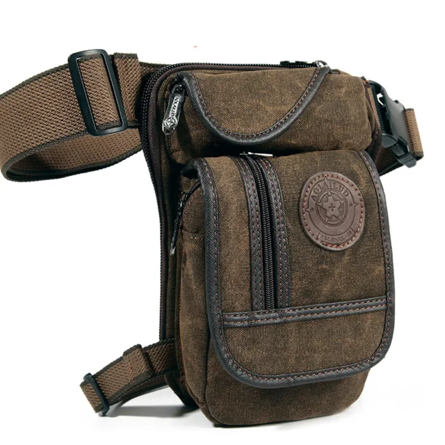New Men S Canvas Drop Leg Bag Waist Pack Belt Hip Military New Men S Canvas Drop Leg Bag Waist Pack Belt Hip Military Travel Motorcycle Multi