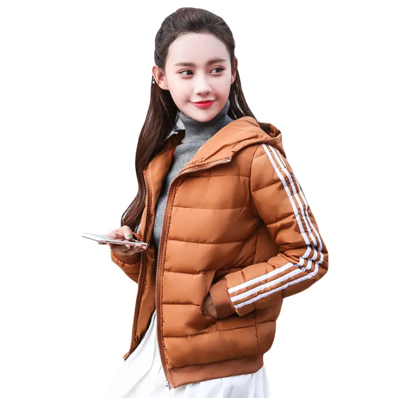 awesome  Autumn Women Jacket Coat Fashion Girls Short Winter Hooded Coat Warm S-3XL Zipper Army Green Long S