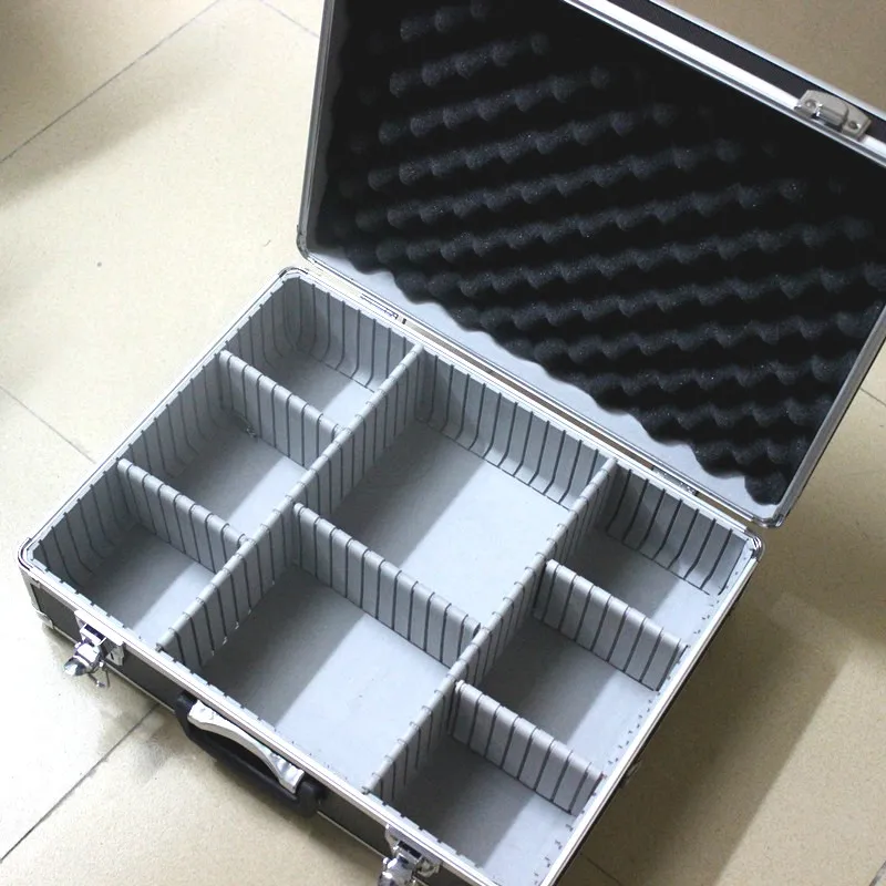 455x345x150mm Aluminum Alloy Multifunctional Toolbox Suitcase With lock suitcase Storage Box