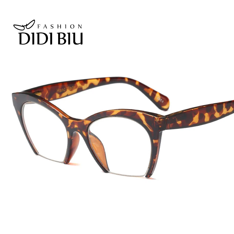 Ladies Vintage Half Frame Cat Eye Glasses Frames Women Ultralight