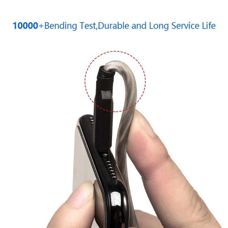 Светящиеся USB кабели Power4 для Lightning/Micro/USB Type C провод iPhone зарядный кабель Samsung S9
