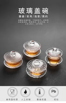 

heat-resistant glass gaiwan teapot for puer gaiwan cup of tea