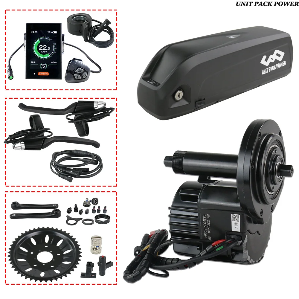 bafang 48v 750w bbs02 kit with battery