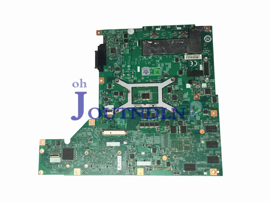 JOUTNDLN для MSI GE620DX GE620 GE60 MS 16G5 материнская плата ноутбука 16G51 VER 2 0 DDR3 w/GT555M 2GB