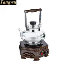 Электрический чайник с толстым стеклом анти-сухая защита функция автоматического отключения